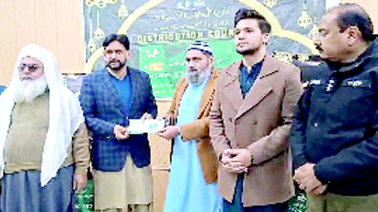  مظفرگڑھ کے 494آئمہ کرام میں پے آرڈرز تقسیم 