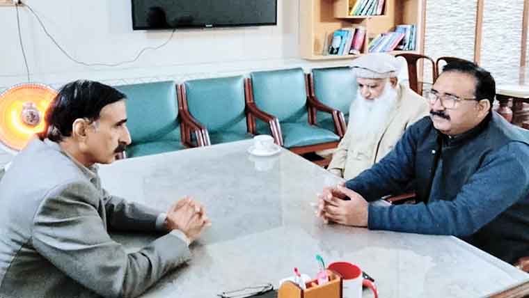 ہارٹیکلچر ایجنسی کے کنسلٹنٹ میڈیا کی  ڈائریکٹر انفارمیشن سرگودھا سے ملاقات 