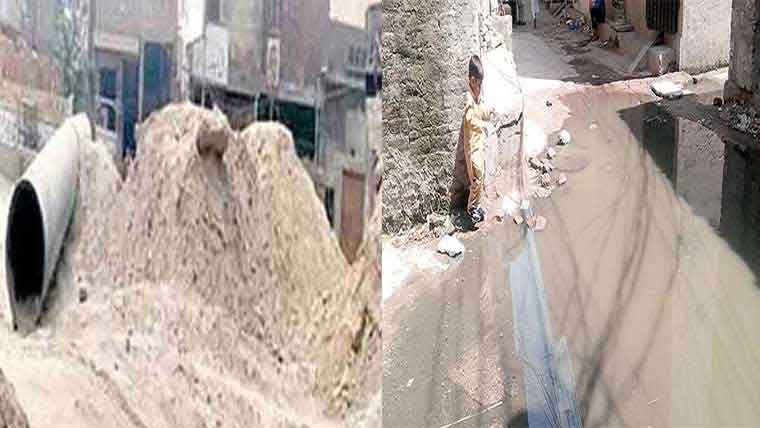 شہرمیں درجنوں بوسیدہ سیوریج لائنز تبدیلی کامنصوبہ زیر التوا