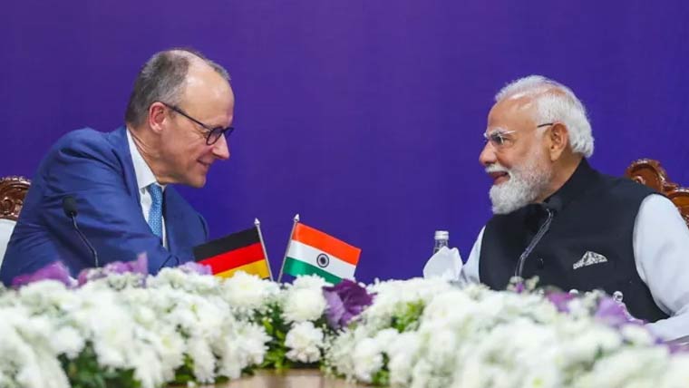 بھارتی وزیر اعظم مودی سے  جرمن چانسلر کی ملاقات ،اقتصادی  و دفاعی تعاون بڑھانے پر اتفاق