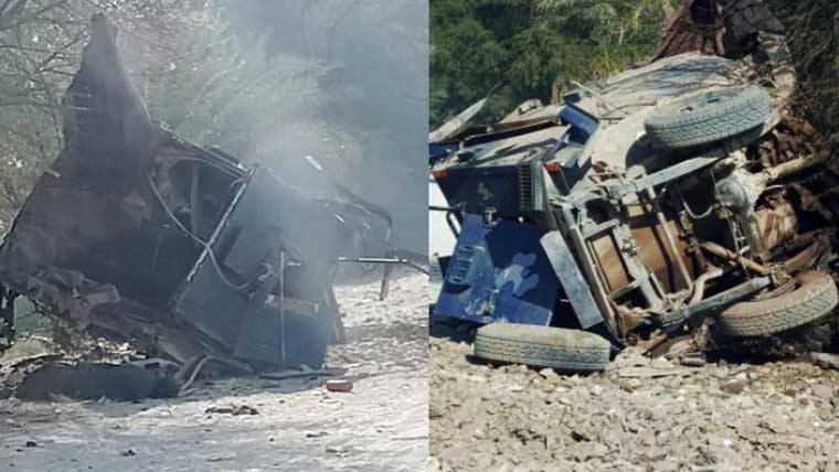 ٹانک، بکتر بند گاڑی پر حملہ، ایس ایچ او سمیت 6 اہلکار اور راہگیر شہید 