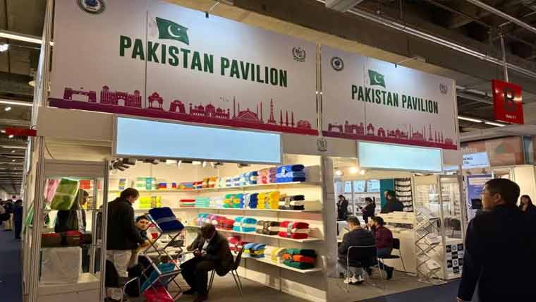 فرینکفرٹ:ہیم ٹیکسٹائل کا آغاز، پاکستانی مصنوعات کی پذیرائی