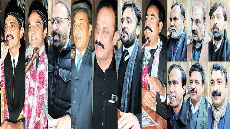 حافظ آباد:نو منتخب صدر و سیکرٹری بار کی  جانب سے وکلا کے اعزاز میں تقریب 