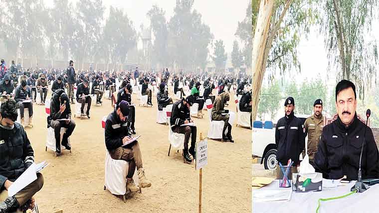 کانسٹیبلوں کی محکمانہ پروموشن کے سلسلہ میں لسٹ اے کا امتحان