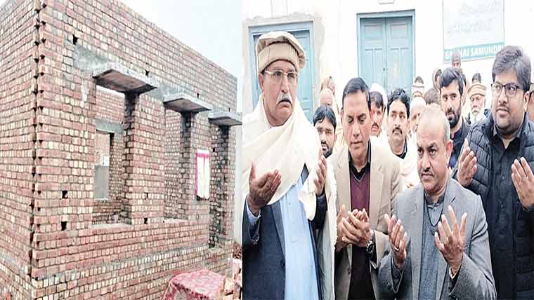 گورنمنٹ بوائز پرائمری سکول میں تعمیراتی کاموں کا افتتاح 