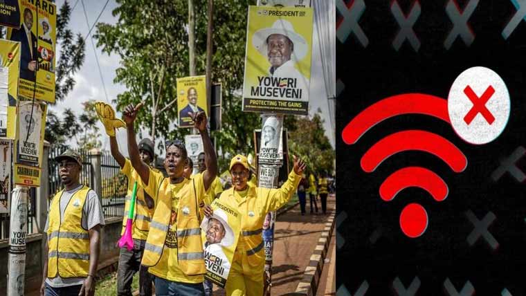 یو گنڈا:صدارتی انتخابات سے دو  دن قبل ملک بھر میں انٹرنیٹ بند