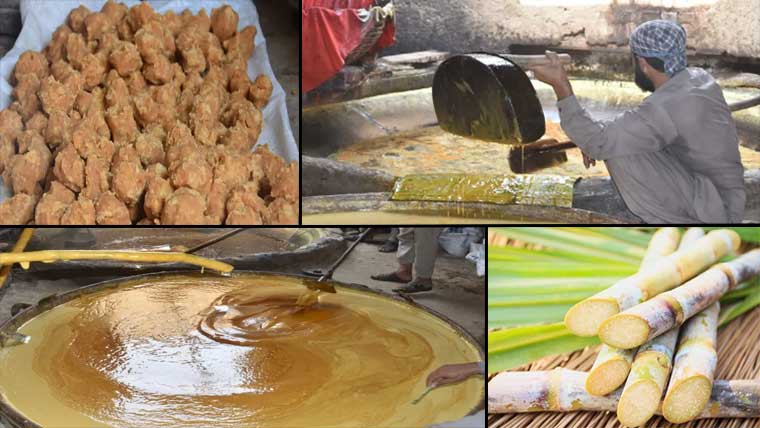 چناب نگر:موسم سرما میں گڑ کی پیداوار، مقامی کاشتکار خوش