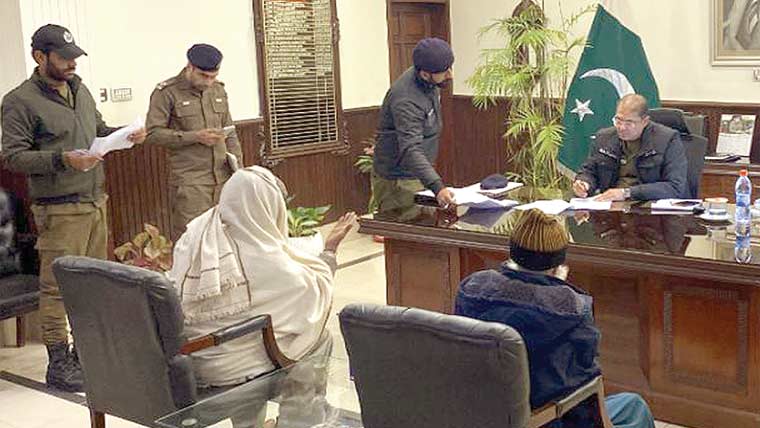 ڈی پی او کی اوپن ڈور پالیسی، شہریوں سے ملاقاتیں ، مسائل سنے