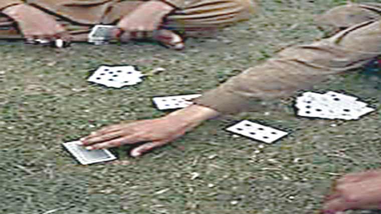 جوا کھیلتے 7جواری گرفتار