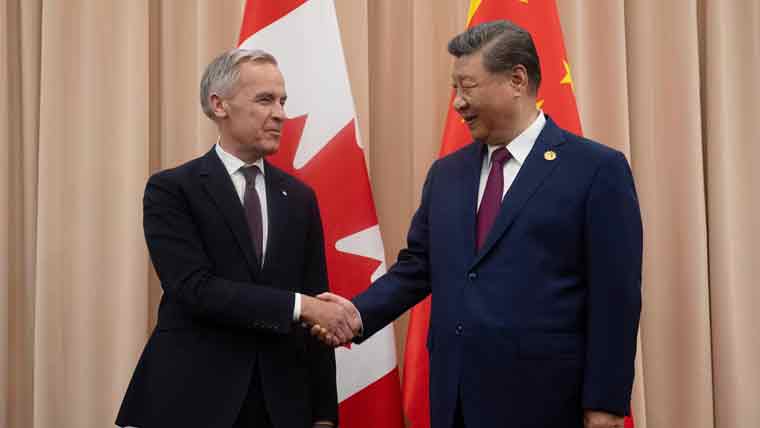 کینیڈین وزیراعظم مارک کارنی 8برس بعد چین پہنچ گئے