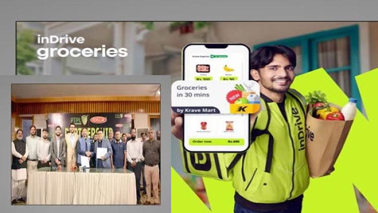 ان ڈرائیو اور کریو مارٹ کے اشتراک سے گروسری ڈلیوری کا آغاز