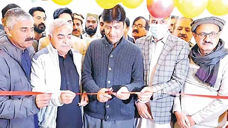  پریس کلب بوریوالا میں تزئین و ڈیجیٹل میڈیا روم کا افتتاح 