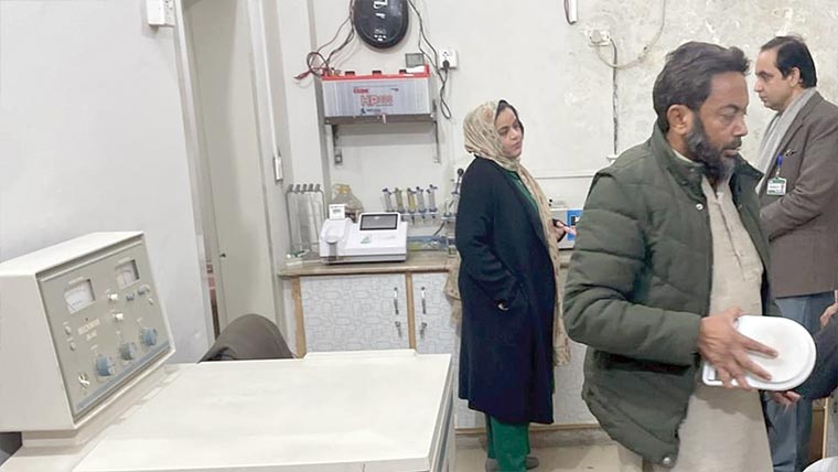 اے سی پسرور کاٹی ایچ کیو ہسپتال میں سہولیات کاجائزہ