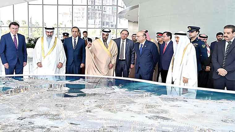 صدر زرداری سے مناما میں بحرینی وزیر داخلہ کی ملاقات 