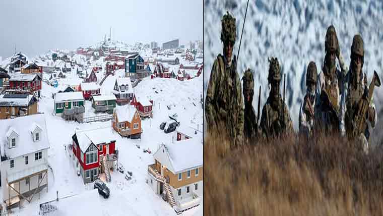 نیٹو ممالک کے فوجی گرین لینڈ پہنچنا شروع 