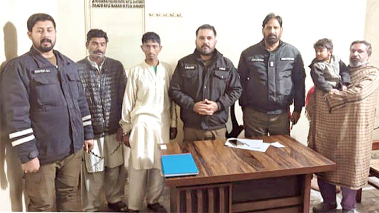 ائیر پورٹ پولیس کی بروقت کارروائی،3سالہ مغوی بچہ بازیاب