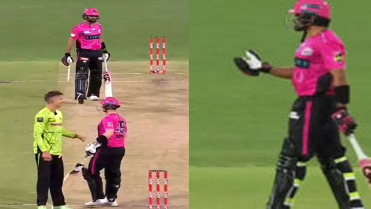  اوور کی آخری گیند پر سمتھ کا سنگل سے گریز، بابر ناراض