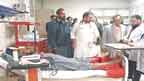شوکت علی کا ڈی ایچ کیو ہسپتال کا دورہ،مریضوں سے ملاقات