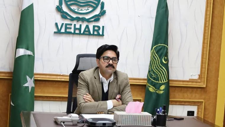 ڈی سی وہاڑی کا قائداعظم پارک میں ترقیاتی کاموں کا معائنہ