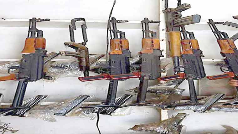  غیر قانونی اسلحہ برآمد، ملزم گرفتار