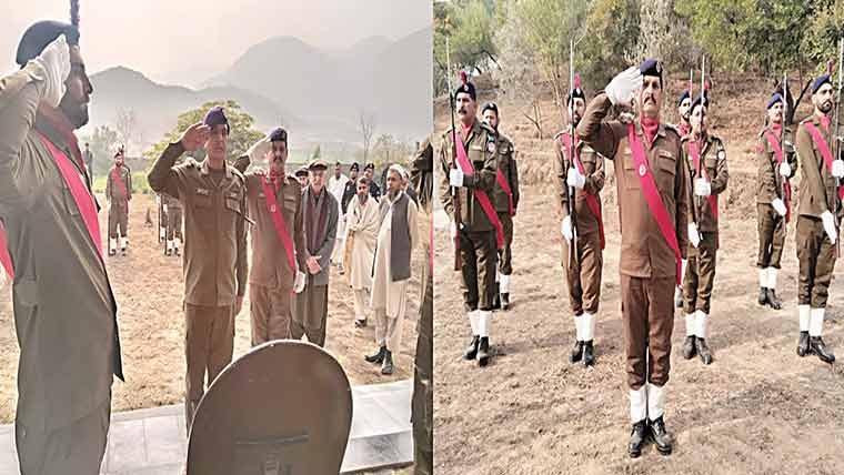 شہید اے ایس پی سلمان ایاز کی برسی  پولیس افسروں کی قبر پر حاضری ،دعا 