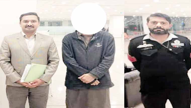 قتل کے اشتہاری کو دبئی سے گرفتار‘ پاکستان واپس لایا گیا