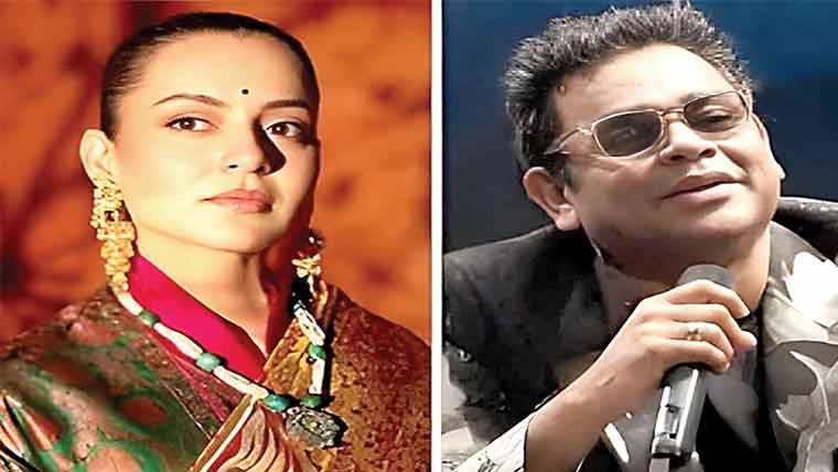 اے آر رحمان نفرت میں اندھے ہو چکے :کنگنا رناوت