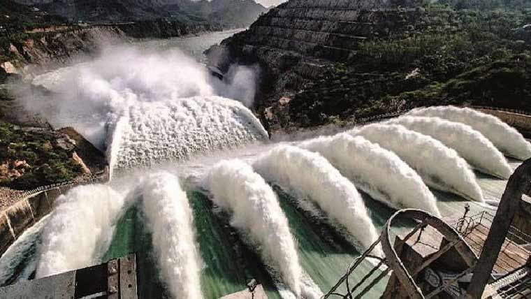  تربیلا، منگلا ، چشمہ کے ریزروائرز  میں قابل استعمال پانی کا مجموعی ذخیرہ  72 لاکھ 64ہزار ایکڑ فٹ موجود