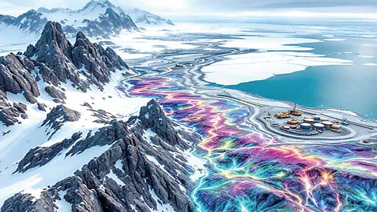 سب سے بڑا جزیرہ گرین لینڈ نایاب معدنیات سے مالا مال