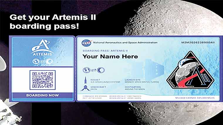 چاند پر نام بھجوانے کے خواہشمند افراد کیلئے سنہری موقع!