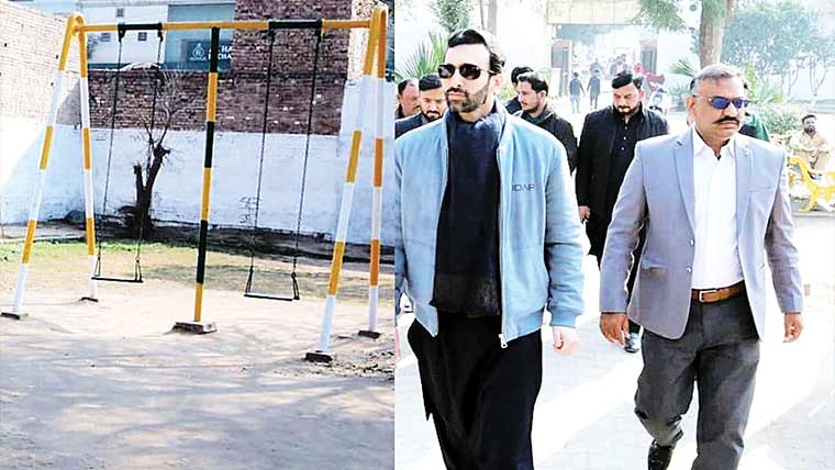 ٹو بہ :ڈپٹی کمشنر کا پارکوں کا دورہ ، روشنی  کے انتظامات کو بہتر بنانے کی ہدایت 