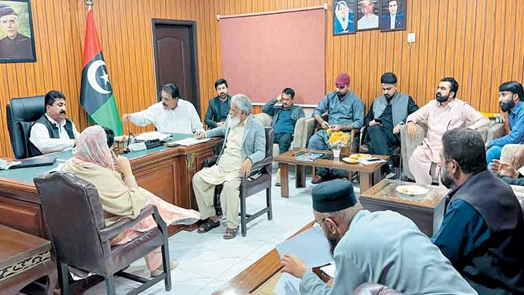 صفورا ٹاؤن کونسل کااجلاس ،پانچ قرار دادیں منظور 