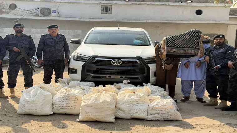 رواں سال کی سب سے بڑی کارروائی،3سے 4ارب روپے مالیت کی منشیات  پکڑی گئی