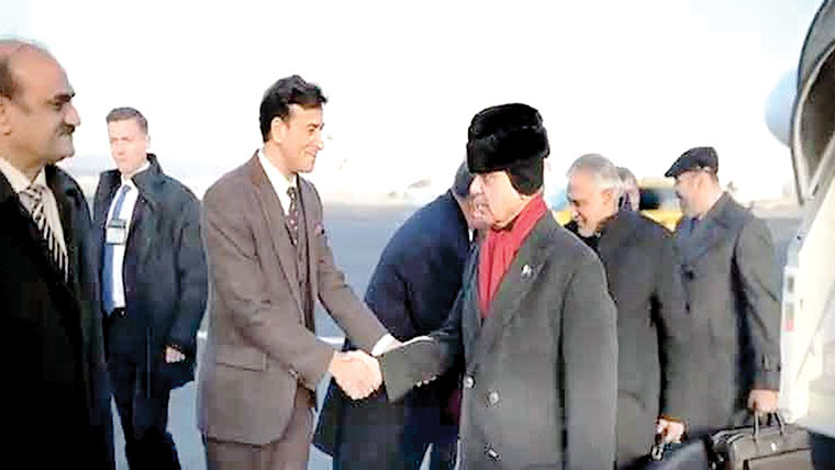  شہباز شریف ورلڈ اکنامک  فورم کی سالانہ کانفرنس میں  شرکت کیلئے سوئٹزرلینڈپہنچ گئے