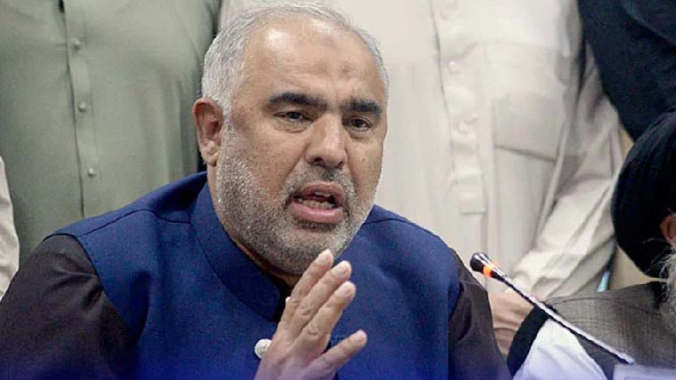  اسد قیصر کی پختونخوامیں جلسے کی دعوت مرکز سے سیاسی تناؤ کی عکاس 