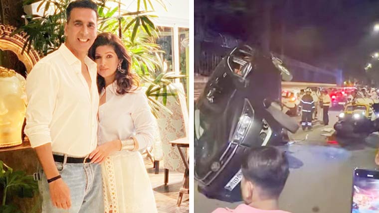 اکشے کمار اور ٹوئنکل کھنہ غیر معمولی حادثے کا شکار 