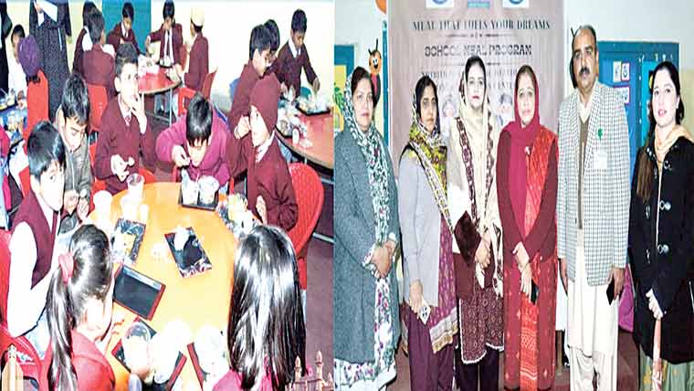 زرعی یونیورسٹی جونیئر لیبارٹری سکول میں طعام پروگرام کا آغاز