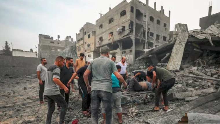 غزہ :اسرائیلی حملے ،3صحافیوں سمیت 11فلسطینی شہید 