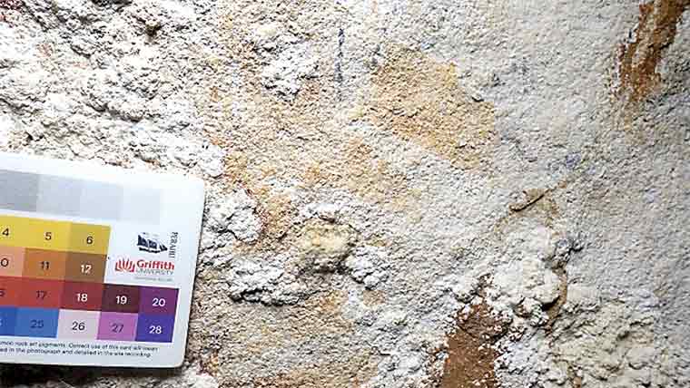 انڈونیشیا،67 ہزار سال پرانی تصویری کہانی غار میں دریافت