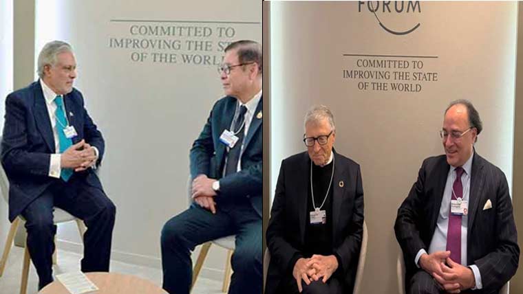 عالمی اقتصادی فورم:اسحاق ڈار وزیر خزانہ کی عالمی رہنمائوں سے ملاقاتیں 