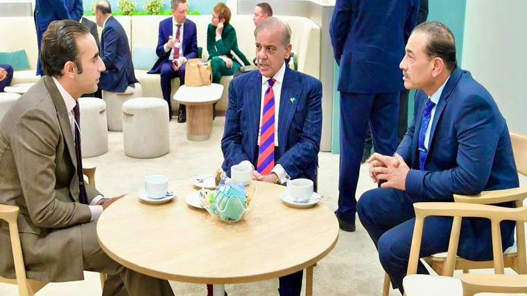 بلاول کی ڈیووس میں شہباز شریف،فیلڈ مارشل سے ملاقات