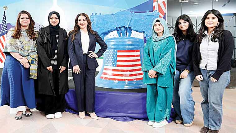  امریکی مشن کے زیر اہتمام ’’لیٹ فریڈم بیل رِنگ‘‘ کے عنوان سے تقریب 