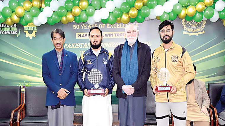 پی ای سی کا پہلا محکمانہ ٹیبل ٹینس  ٹورنامنٹ اختتام پذیر ہوگیا