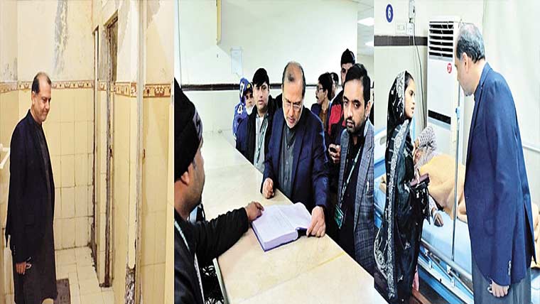 سمن آباد جنرل ہسپتال، ناقص صفائی پرٹھیکیدار پر جرمانہ