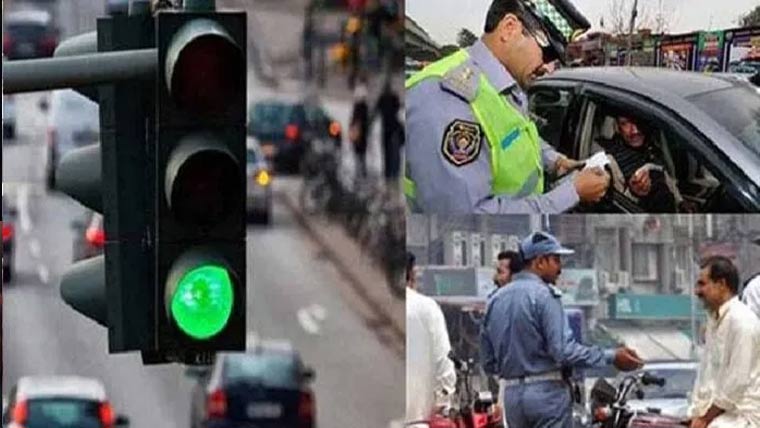  ٹریفک پولیس کی چالان مہم ، شہریوں کو مشکلات