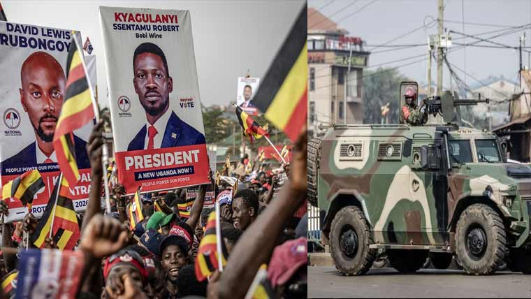 یوگنڈا:انتخابات کے دوران احتجاج  30اپوزیشن حامی ہلاک،2ہزار گرفتار 