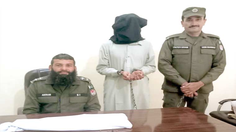 قتل کے مقدمہ میں گرفتار  ملزم سے اسلحہ برآ مد