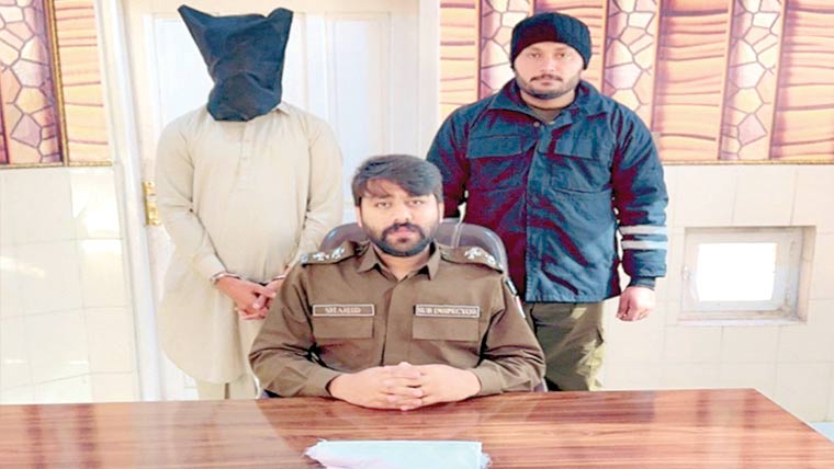  ہرنولی پولیس کی کارروائی2 ملزم گرفتار