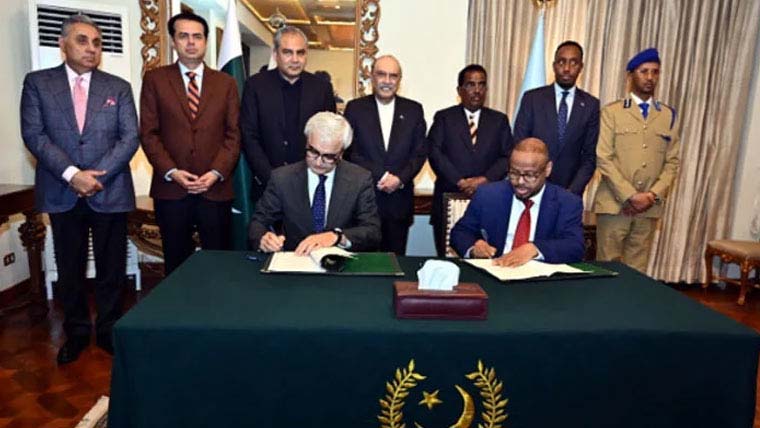  پاکستان، صومالیہ کے درمیان سفارتی  پاسپور ٹ پر ویزا فری معاہدہ 