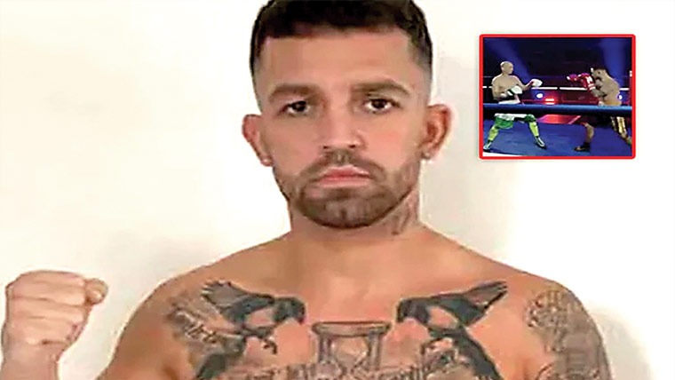  معذوری کا بہانہ،قید سے بچنے والا باکسنگ لڑتے پکڑا گیا 